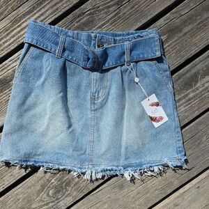 Chelsea & Violet Blue Denim Skirt